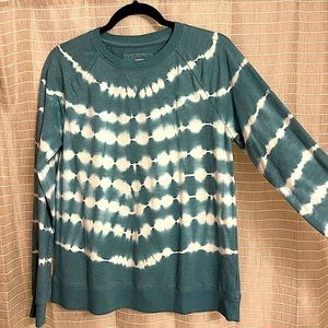 Sonoma Tie-Dye Crew Neck Long Sleeve Top